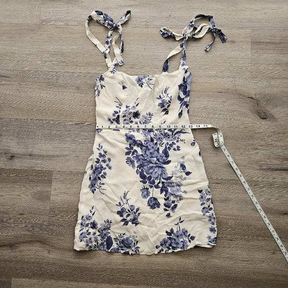 Reformation Annabell Mini Crepe Dress in Jaspar Size 4 - Picture 4 of 10